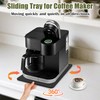 Sliding Tray for Coffee Maker, 360° Rolling Tray Appliance Slider
