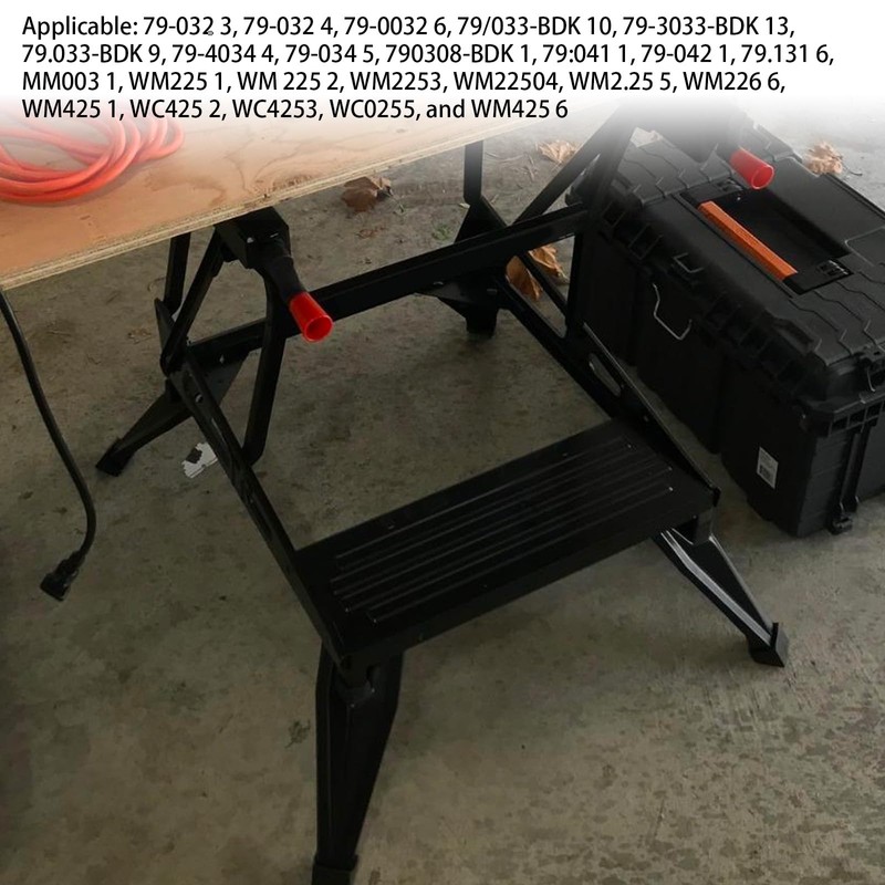 242394-00 Black 4-Piece Set Suitable for Black&Decker Workmate Replacement Bracket