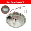 SMIXCTEK Marine Boat Dome Light, Dual Color 5.5" 12V LED