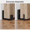 CCJH Sliding Barn Door Bottom Floor Guide, Aluminum Alloy, Flexible