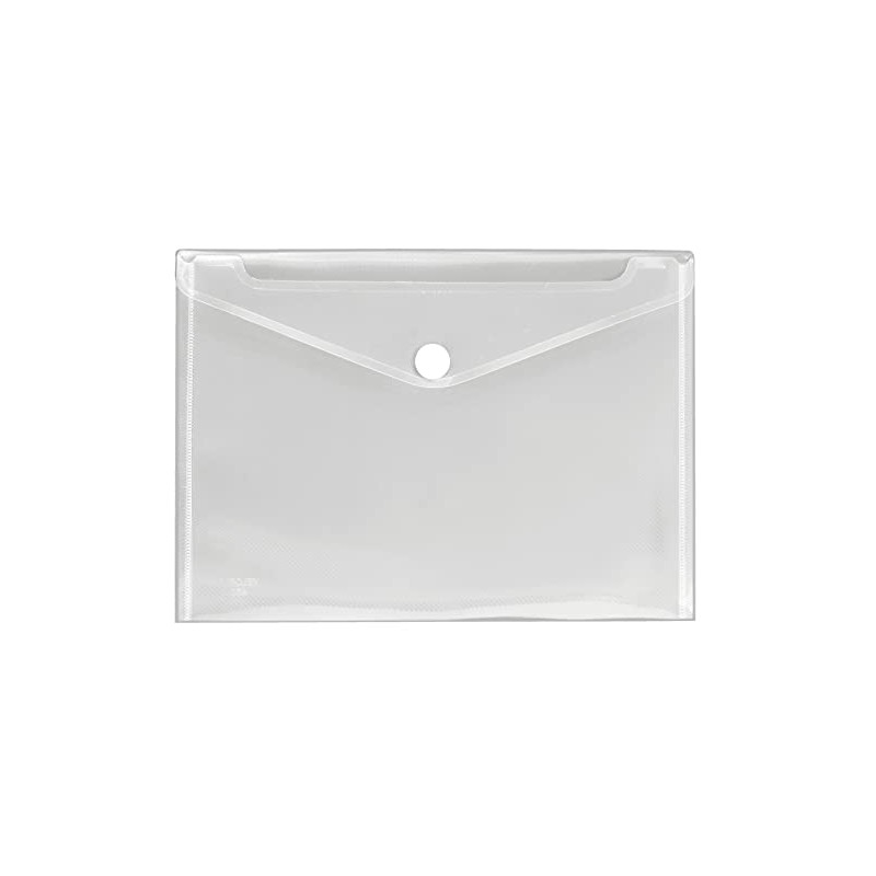 VELOFLEX A453010 Document Wallet Crystal, Pack of 10, DIN A4,