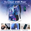 Dracarys School Backpack School Bags for Girls Boys Galaxy Luminous