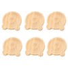 6pcs Jewelry Tray Solid Wood Bracelet Display Tray Decorative Exquisite