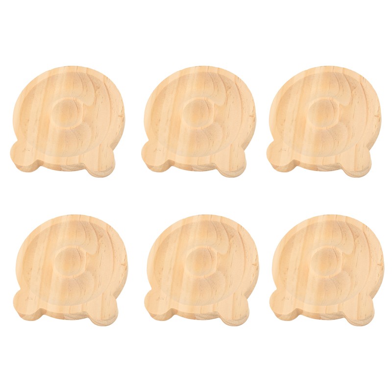 6pcs Jewelry Tray Solid Wood Bracelet Display Tray Decorative Exquisite
