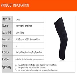 Compression Knee Sleeve-Elastic,Compression Knee Pads Keep Strong Support in Place, Daily Use-Protect The Knees (L,White)