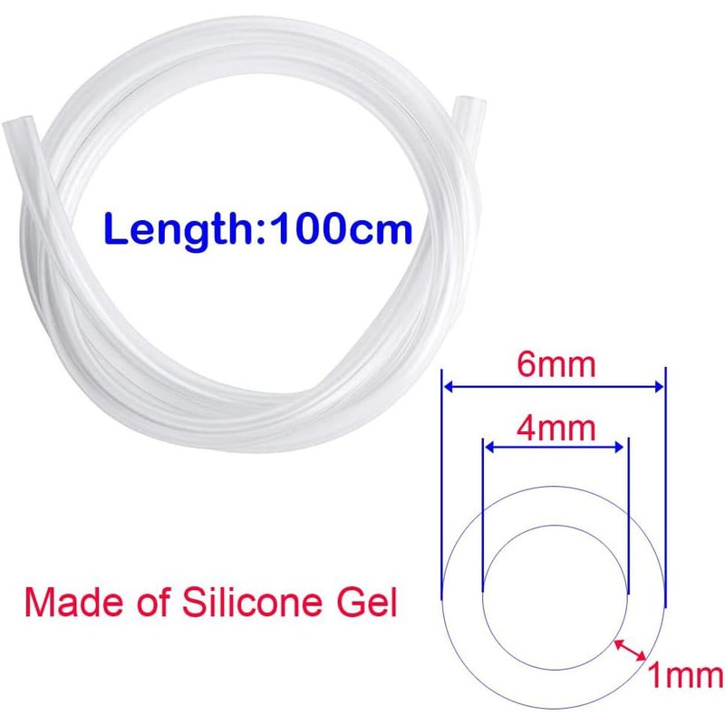 1 Pack 100ml Syringes with 1m Tube,Syringe 100ml Large Plastic