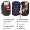 DEFWAY Family Passport Holder Waterproof RFID Blocking Credit Card Organizer