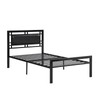 espidoo Twin Size Metal Bed Frame: Sturdy Steel Structure with