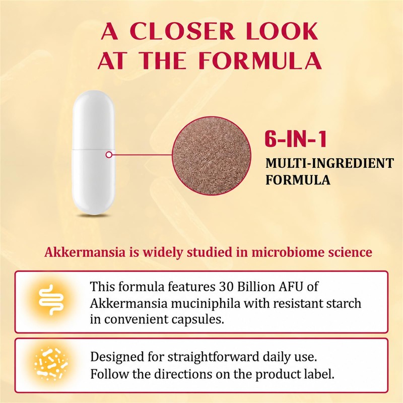 30 Billion AFU Live Akkermansia Muciniphila | Bacterial Culture Supplement