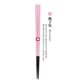 Kawaii Nippon Traditional Color Transparent Chopsticks Nadeshiko Color 23 cm 115313