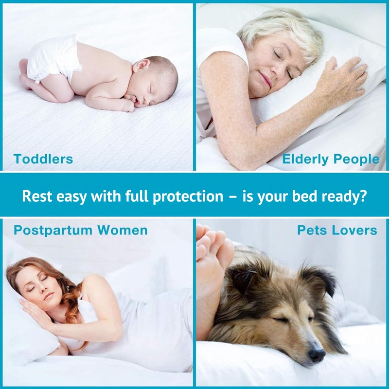 The Pure Thread Quilted Mattress Protector Small Double Bed 34cm
