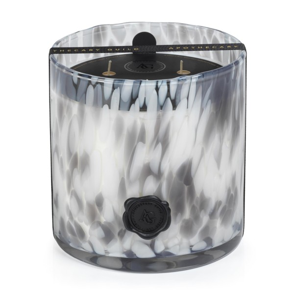 Zodax Apothecary Guild Scented Opal Glass Jar Candle- 50 oz/3-Wick