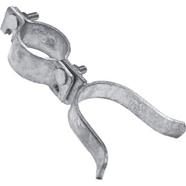 1-5/8" x 1-5/8" Chain Link Fence Gate Fork Latch - Fence Gate Latch - Galvanized Fence Gate Latch with Hole for Padlock