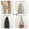 Small Curtain Holdbacks - 2 Pack, Silver Curtain Tiebacks Wall