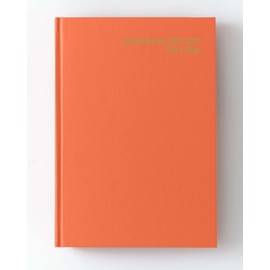 IMPRINT 2025-2026 Academic A5 Diary Page per Day Case Bound Mid-Year Diary - Student Teacher Planner Organiser with Diary, Timetable, Term and Notes pages (Orange)