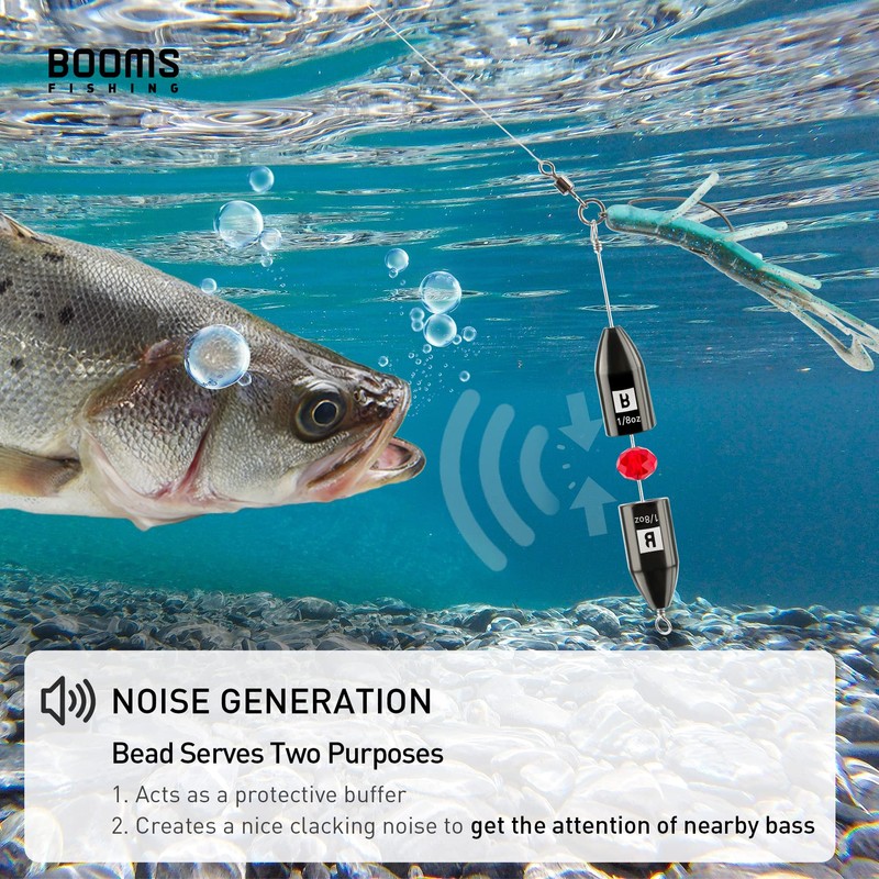Booms Fishing TR1 Tokyo Rig Kit with Hooks, 4pack 1/4oz