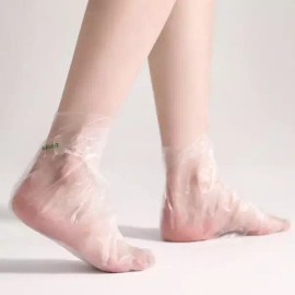 발비닐 일회용 보습 풋케어 세트 편안함 풋커버 100P Vinyl Disposable Moisturizing Foot Care Set Comfort Foot Cover 100P