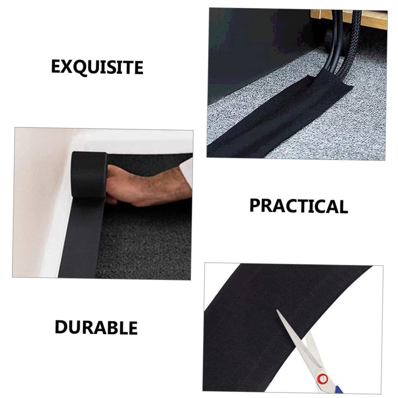 LABRIMP Floor Cable Cover Cord Organizer Cord Concealer for Home