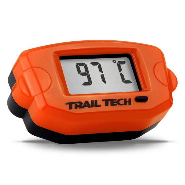 Trail Tech 743-EH3 Orange TTO Digital Temperature Gauge 25mm Radiator