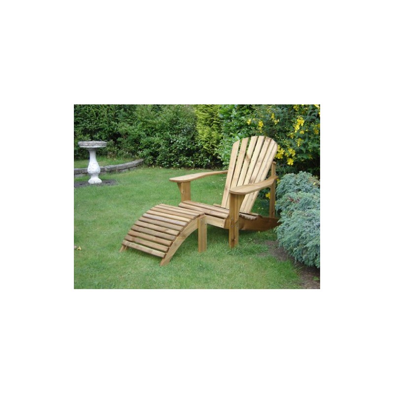 Furniture Alfresco Adirondack Chair & Footstool Plans/templates/blueprints