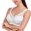 Ayigedu UK Plus Size Minimiser Bra Women Non-Wired Non-Padded Full