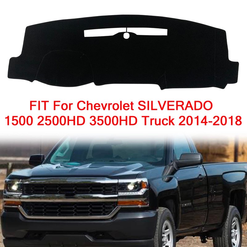 KEEGTBOX Dash Mat Cover Custom for 2014-2018 GMC Sierra Chevy