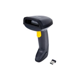 Equip Barcode Handheld Scanner 2D Laser with Holder 2.4GHz Black