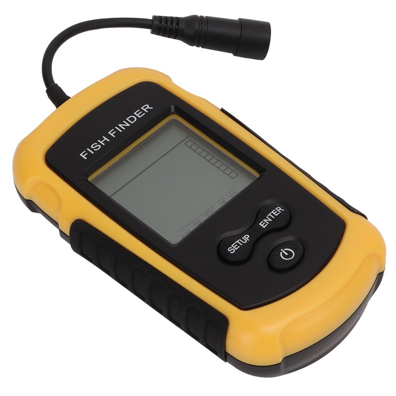 Wired Fish Finder ABS Portable Sonar Intelligent Underwater Fishfinder with