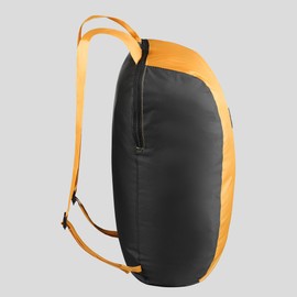 Forclaz Mochila plegable compacta de 10 litros (amarillo), Amarillo, Compacto