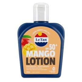 Sunscreen Lotion, Sunscreen Lotion, UV Cream, 4.2 fl oz (125 ml), SPF 50+/PA++++ UV Protection, Skin Care, For Face and Body, Moisturizes Skin From Ultraviolet Rays (Mango)