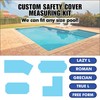 Freetime Fun Rectangle Pool Safety Covers for Inground Pools -