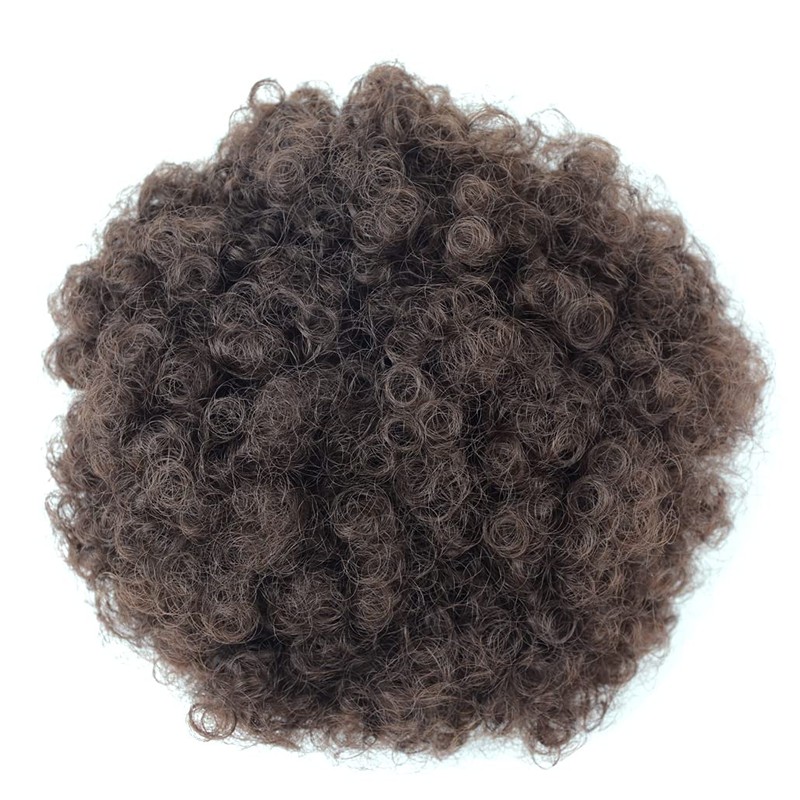 Afro Puffy Drawstring Ponytail Synthetic Hairpieces Short Curly Hair Bun
