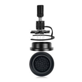 IKAPE 58MM WDT Tool, Espresso Stirrer Distribution Tool, Adjustable Needle Height, Coffee Stirrer with Dosing Funnel & Stand(With Brush)