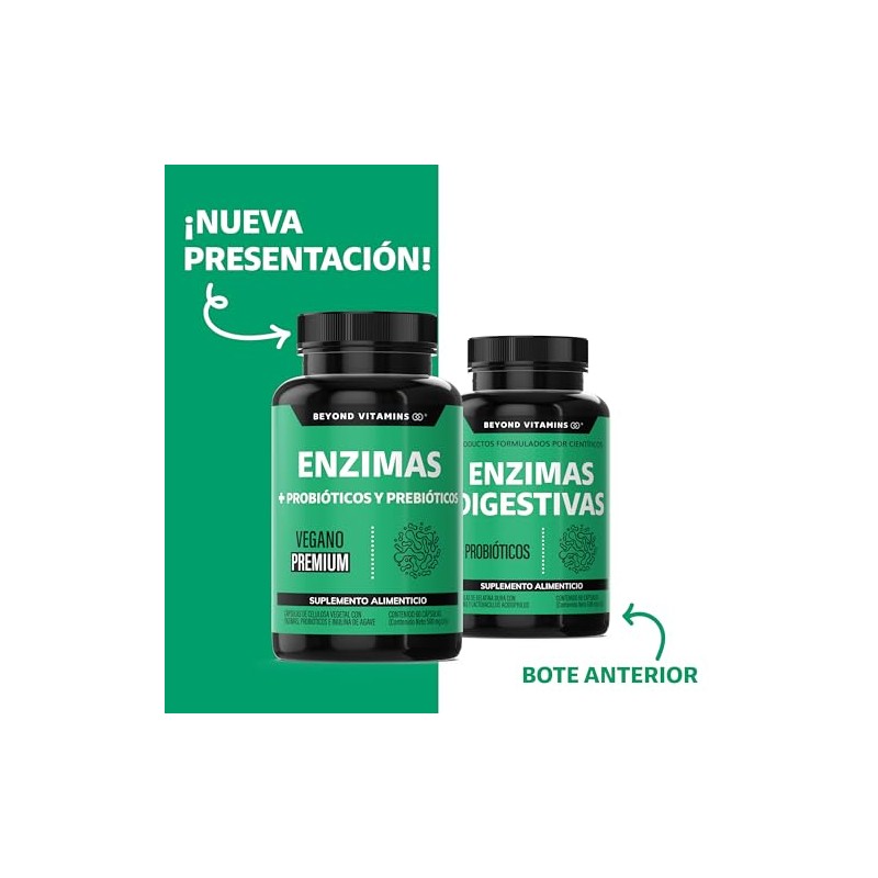 Enzimas Digestivas Probióticos Contiene Lactobacillus Acidophilus Proteasa Lactasa Lipasa Bromelina