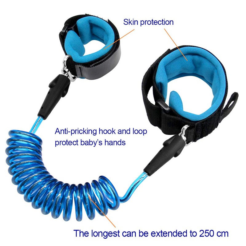 Blisstime Anti Lost Wrist Link Safety Wrist Link for Toddlers,