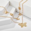 fxmimior - Collar de mariposa para mujer con capa fina