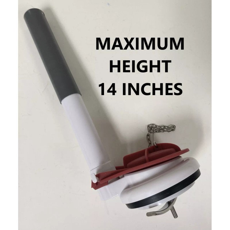 NUFLUSH TOTO Adjustable Flush Valve, 3.2 Inch One Piece Toilet