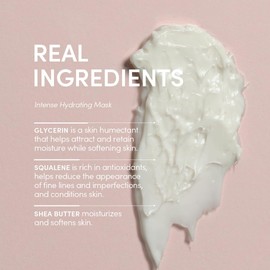 Uncommon Beauty Intense Hydrating Mask - Moisturizing Face Mask with Apple Extract, Shea Butter, and Squalene For Softer Smoother Skin - Vegan, Cruelty Free, Synthetic Fragrance Free, 1.799 OZ