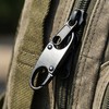 20 Pack Mini Double Opening Carabiner Clips, Small Zipper Pull