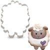 LILIAO Animal Sheep Cookie Cutter, 3.7", Stainless Steel