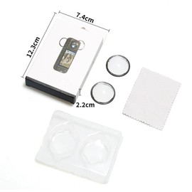 Pack of 2 Compatible with Insta360 X4 Premium Lens Protector Compatible with Insta360 X4 Lens Protector Compatible with Insta 360 X4 Lens Protector Suitable for Insta360x4 Protects the Lens