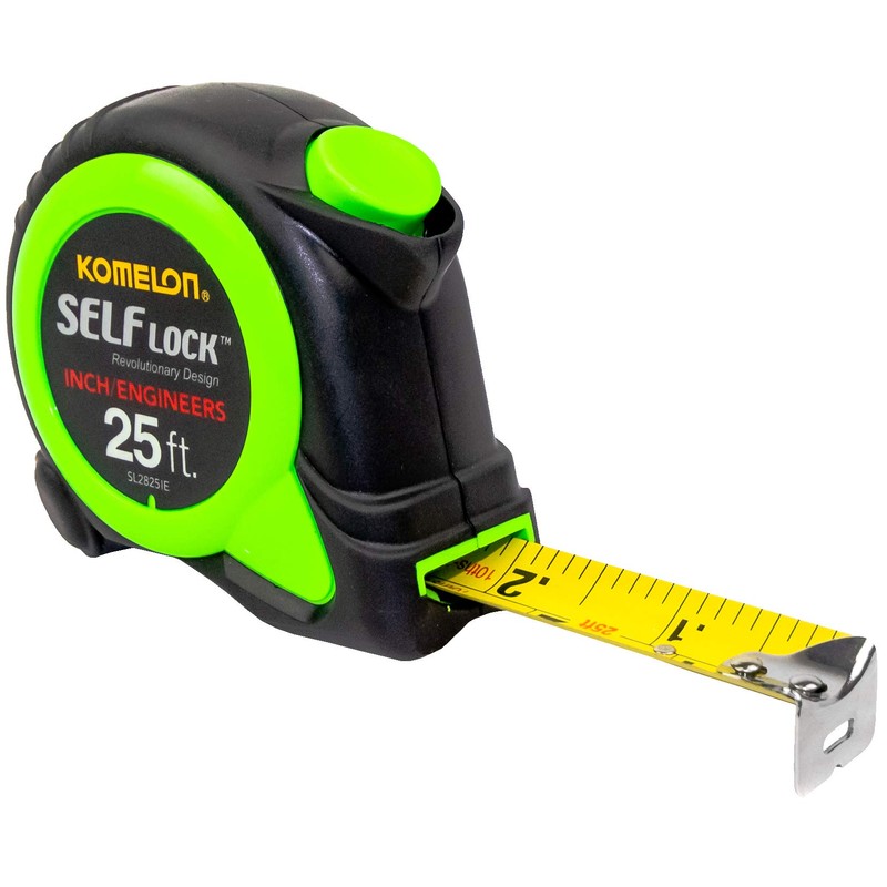 Komelon SL2825IE 25ft. Self Lock Tape Measure