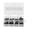80pcs Stainless Steel 8 Sizes Fishing Rod Guides Tips Eye
