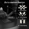 AUDLES 4 Pack LED Garage Light, 200W 20000LM 6500K LED