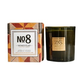 Jackson Vaughn Scented Candle | Aromatherapy Long Lasting Candles Luxury Home Fragrance Decor Gifts Hand Poured Soy Wax Blend Notes of Warm Ginger Root 55 Hour Burn 14.5oz (No. 8 Homestead)