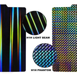 RETUXEP H1H Build Plate for Bambu Lab A1 Mini (184x184mm) Print Bed Light Beam+Phantom Spring Steel Sheet Plate Double Sided Flexible Sheet Removable Platform