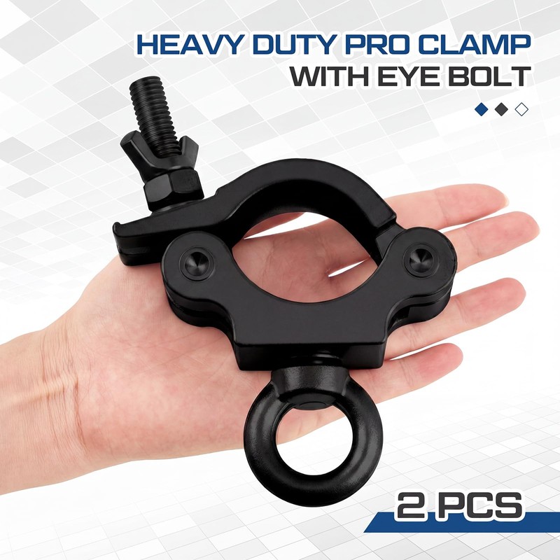 Pelopy 2 Pcs Heavy Duty 2 Inch Truss Clamp with