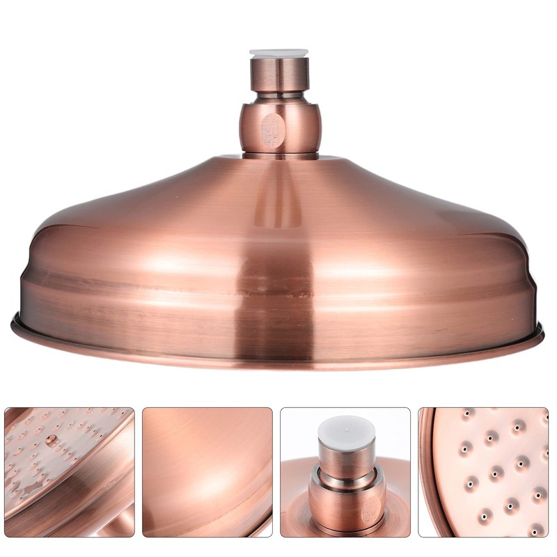 DOITOOL Copper Shower Head High Pressure Rain Shower Head Vintage