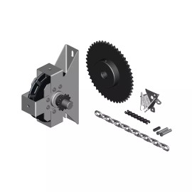 Unbranded Garage Door Chain Hoist Model 200R 3:1 Reduction Wall Mount (1 Inch Shaft)