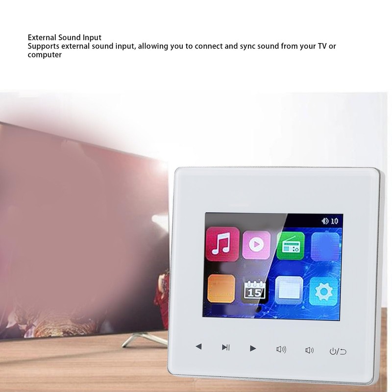 Generic Wall Mount Music Amplifier, 32G Touch Screen Bluetooth Smart